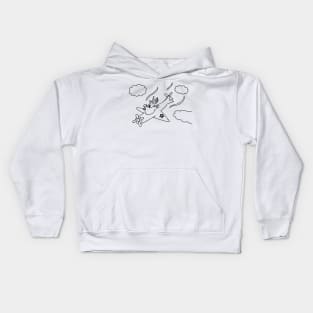 Unicorn Pilot Kids Hoodie